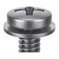 SEMS Screw: Internal Tooth, #6-32 Thread Size, 1 3/4 in Lg, Stainless Steel, Passivated, Pan, 5 PK (MPN 1-PPI-6C-175)
