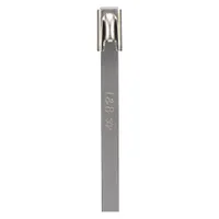 TY-RAP Cable Tie: 8 in Nominal Lg, 2 in Nominal Max. Bundle Dia., 0.19 in Wd, Silver, 50 PK (MPN LS-4.6-200A)