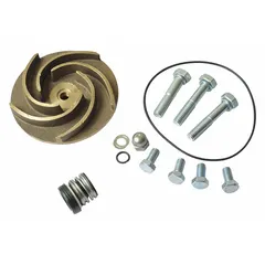 This seal kit and gasket set is designed for servicing straight centrifugal pumps. It includes a mechanical seal and gaskets made of nitrile rubber. Compatible with Dayton pumps, it is intended for use with model number 2ZWT7.