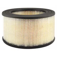 Round/oval engine air filter with axial seal. Overall height 4 3/16 inches. Used for engine air intake filtration in Sullair vehicles and compatible industrial equipment
