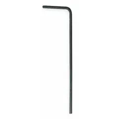 L-shaped Torx key with two tips, T20 tip size, standard end, and long reach. Made of alloy steel with a chrome finish. Used for driving Torx fasteners in assembly, maintenance, and repair tasks, particularly in recessed or hard-to-reach locations.