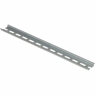 SQUARE D Terminal Block Mounting Track: DIN Rail, Top-Hat, 6 in Overall Lg - Mounting Channels for Terminal Blocks