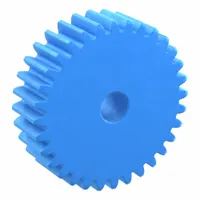 Hubless Spur Gear: Module m 2.5, 32 Teeth, 15 mm Bore Dia, Nylon, 20° Pressure Angle, Plain Bore (MPN PSA2.5-32)