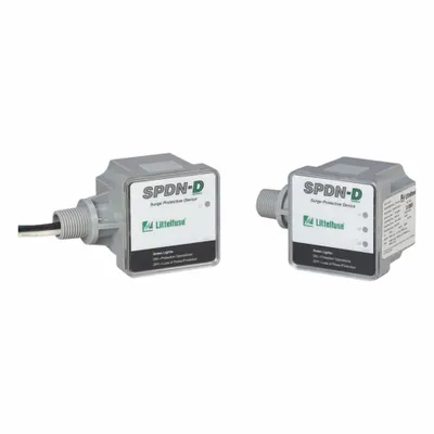 LITTELFUSE Surge Protection Device: Three Phase, 480/277V AC, 350 V AC, Polycarbonate - External Surface-Mount SPDs
