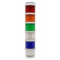 EDWARDS SIGNALING Tower Light Module: Flashing/Steady, 24V AC/24V DC, Amber, 3 in Overall Dia (MPN 248LEDMA24ADB)