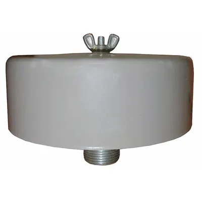 SOLBERG Filter Silencer: 1 in (M)NPT Inlet Size, 35 cfm, 4 in Overall Ht, 6 in Outside Dia - Air Compressor Intake Filters & Silencers