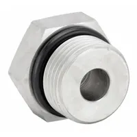 Steel pipe fitting with male threaded and female NPT threaded connections. Rated for 3000 psi maximum operating pressure. Used to connect male and female NPT threaded pipes in high-pressure fluid systems