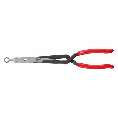 MILWAUKEE Long Reach Pliers: 1 7/8 in Max Jaw Opening, 12 7/8 in Overall Lg, 3 in Jaw Lg - Long-Reach Needle-Nose Pliers