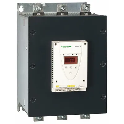 SCHNEIDER Soft Start: 230-600V AC, 590 A Output Current, With Bypass, IP00, 60/50 Hz - Schneider Altistart ATS 22