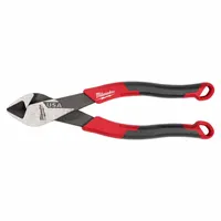 Comfort Grip Plier: Flush, Straight, Oval, 3/4 in Jaw Lg, 1 1/4 in Jaw Wd, 7 in Overall Lg, 6 - 8 in (MPN MT557)