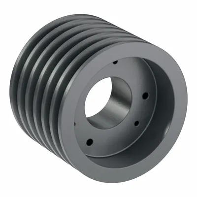 OEM V-Belt Pulley: B60 - Bushed-Bore Cast-Iron V-Belt Pulleys