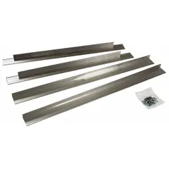 Aluminum flange kit for framing and sealing wall openings in ventilation and exhaust applications. Fits wall openings 48 inches wide by 36 inches high. Compatible with Dayton louvers 45C682 and 5NKJ9.
