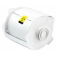 Continuous Label Stock: 4 1/4 in x 50 ft, Polyester, Green (Gloss), Outdoor (MPN 76711)