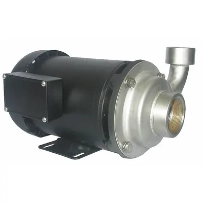 Dayton 304 Stainless Steel Chemical-Resistant Centrifugal Pump - Stainless Steel Housing Chemical-Resistant Centrifugal Pumps