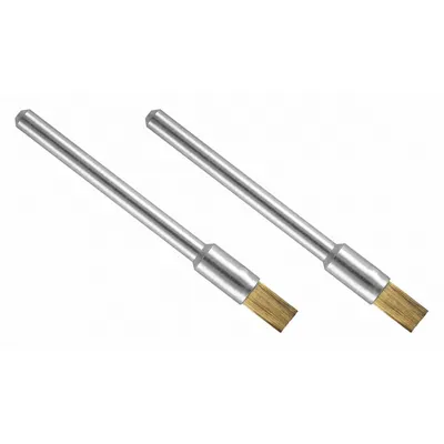 DREMEL Rotary Tool Brush: 1/8 in Brush Dia, Cup Brush, Straight, Mounted, Brass - Wire Brushes for Rotary Tools