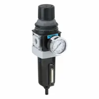 WILKERSON Filter/Regulator: 28 Series, 3/8 in NPT, 200 scfm, 5 micron, 0 psig to 125 psig, Aluminum (MPN B28-03-FHG0B)