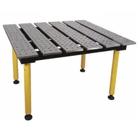 BUILDPRO Welding Table: 36.5 in Ht, 38 in Dp, 47 in Wd, 2,600 lb Wt Capacity, Plain (MPN TMA54738)