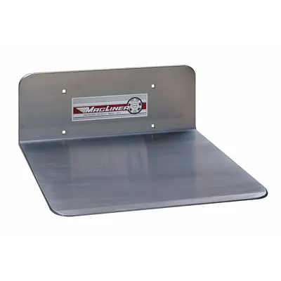 MAGLINER Hand Truck Nose Plate, 16 in W x 12 in D, 500 lb Capacity, Silver - Hand Truck Nose Plates & Brackets