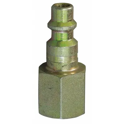 WEATHERHEAD Quick Connect Hose Coupling: 1/2 in Body Size, 3/4 in Hose Fitting Size - Universal Interchange Steel Quick-Connect Air Coupling Plugs