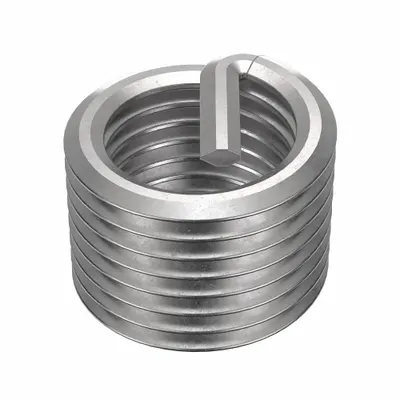 OEM Screw-Locking Tanged Helical Insert, 3/8"-24, Plain, 10 PK - Screw-Locking Tanged Helical Inserts
