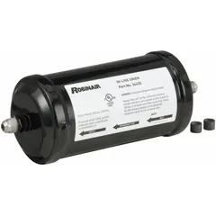 This single-piece filter-drier is specially blended for maximum acid and moisture removal during refrigerant recovery or recycling. Compatible with fluid evacuator model 34700, it supports clean, dry refrigerant for HVAC system maintenance.