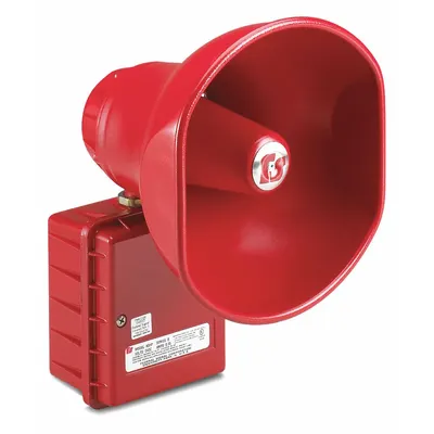 FEDERAL SIGNAL PA AM302GCX-R 1-Way Horn Speaker, 14 in H x 10 1/4 in W - Horn Speakers
