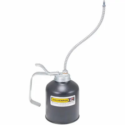 GOLDENROD 16 fl oz Lever-Grip Oil Dispenser with Flexible Spout, Model 727 - Lever-Grip Oil Dispensers