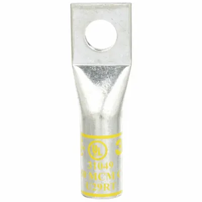 3M Compression Lugs: 1/2 in Stud Size, 250 kcmil For Wire Sizes, Stranded Wire Type - One-Hole Compression Lugs