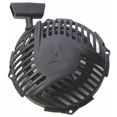 OEM starter rewind assembly for Briggs & Stratton engines. Retracts the starter rope after each pull. Used in lawn mowers, generators, and other pull-start outdoor power equipment.