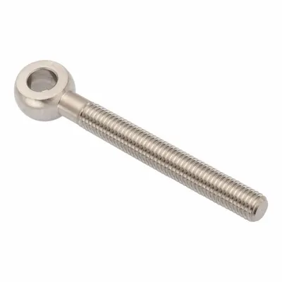 AMPG Fixed Rod End: Stainless Steel, Plain, 100 mm Hole Center-to-End Lg - Stainless Steel Male Threaded Fixed Rod Ends