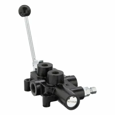 CHIEF Hydraulic Directional Valve: Four-Way / Three Positions, Tandem Center - Manual Spool Monoblock Valves