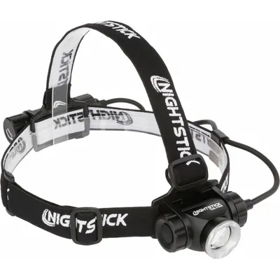 NIGHTSTICK General Purpose Headlamp: Rechargeable, 1,100 lm Max. Brightness - Rechargeable Headlamps