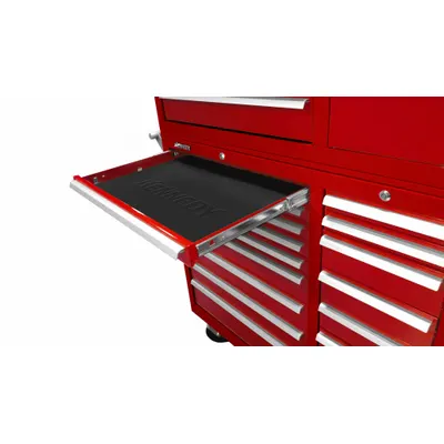KENNEDY 84205 Cabinet Drawer Liner, 9 1/2 in Wide, Black Polyester - Cabinet Drawer Liners