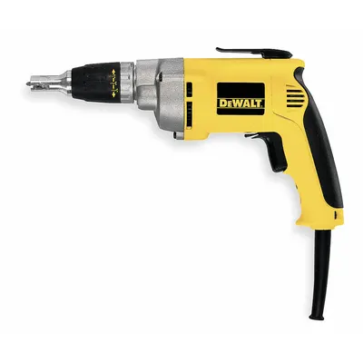 DEWALT Screwdriver: 1/4 in Drive Size, 132 in-lb Torque - Max, Trigger, Pistol Grip - Corded Drywall Screw Guns