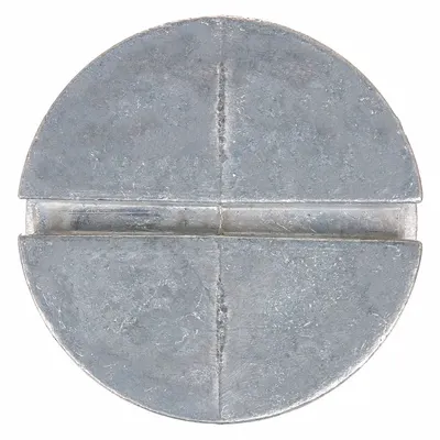 RACO Closure Plug, Die-Cast Zinc, Gray, for Box Cover - Accessories for Weatherproof Box Covers