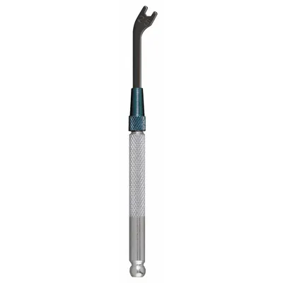 MOODY TOOL Open End Wrench: Alloy Steel, Black Oxide, 2.5 mm Head Size, 3 in Overall Lg - Metric, Single End, Open End Wrenches with Interchangeable Handle