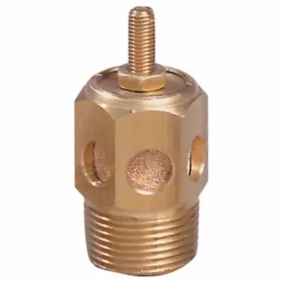 ARROW PNEUMATICS Speed Control: 1/8 in NPT, 9/16 in Hex Size, 40 micron - Pneumatic Speed Control Mufflers