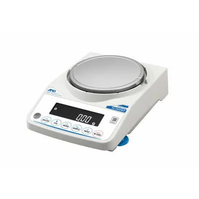 A&D WEIGHING Lab Scale: 2,200 g Capacity, 0.01 g Readability, 0.01 g Repeatability - Precision Lab Balances