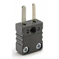 DAYTON Thermocouple Plug: Jack, For Type J Thermocouple Type, Mini Plug, Flat, Flat