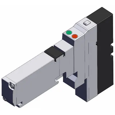 SMC Solenoid Valve: Double Solenoid, Five-Way / Four-Position, 8.57 scfm Flow Rate - Max - SMC VQC Series Directional Control Valves