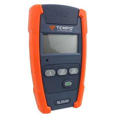 TEMPO COMMUNICATIONS SLS530 Stabilized Light Source, Single-Mode, FC/LC/ST - Light Sources for Optical Power Meters