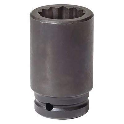 PROTO Impact Socket: 3/4 in Drive Size, Metric, 32 mm Socket Size, 12-Point, Deep - 3/4" Drive Impact Sockets