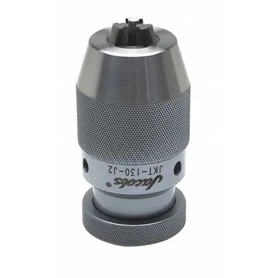JACOBS Drill Chuck: JT1, 1/4 in Capacity - High-Torque Taper-Mount Keyless Drill Chucks