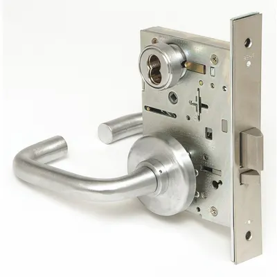 BEST Door Lockset: Classroom Security Lever Locksets, Chrome, ADA Compliant