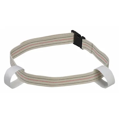 DMI Cotton Gait Belt, 65 in L x 2 in W, White - Gait Belts & Straps for Patient Transfer