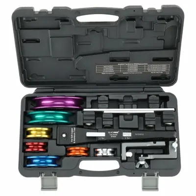 BLACKMAX Ratcheting Tubing Bender Set: Calibrated Angle Markings from 0 to 90 Degrees - Tube Bending Sets