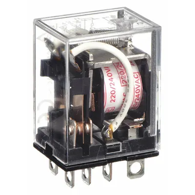 OMRON General Purpose Relay: Socket Mounted, 10 A Current Rating, 240V AC, DPDT - Socket-Mounted Relays