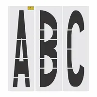 RAE Individual Stencil: A to Z/Blank, 72 in Character Ht, 16 in Character Wd, A to Z/Blank (MPN 4370-072)