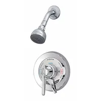 SYMMONS Shower Faucet: Temptrol® Commercial Shower System, 2 gpm Fixed Showerhead Flow Rate, Plastic (MPN S-96-1-L-X-2.0)