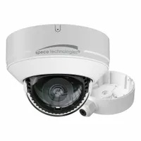 SPECO TECHNOLOGIES IP Camera: Dome, Fixed, 2.8 mm Max Focal Lg, 4MP, RJ45, 355° Max Viewing Angle (MPN O4D9)